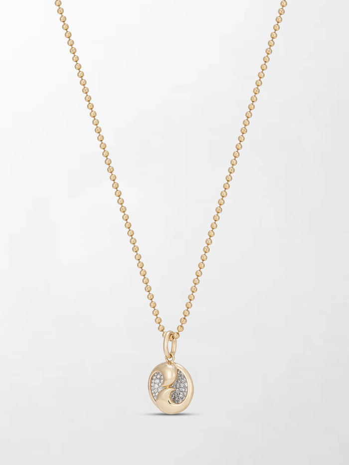 Yin-Yang Pendant with Ball Chain