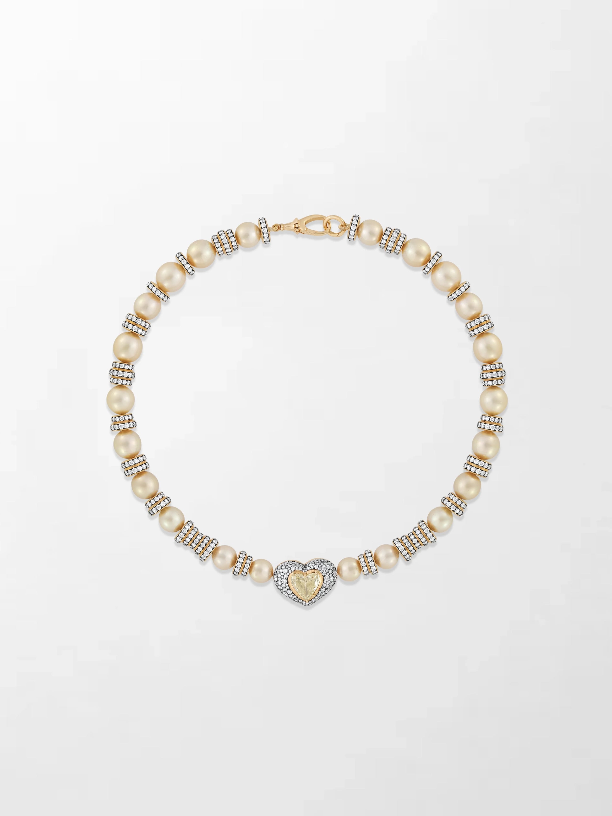 Icon Pearl and Diamond necklace