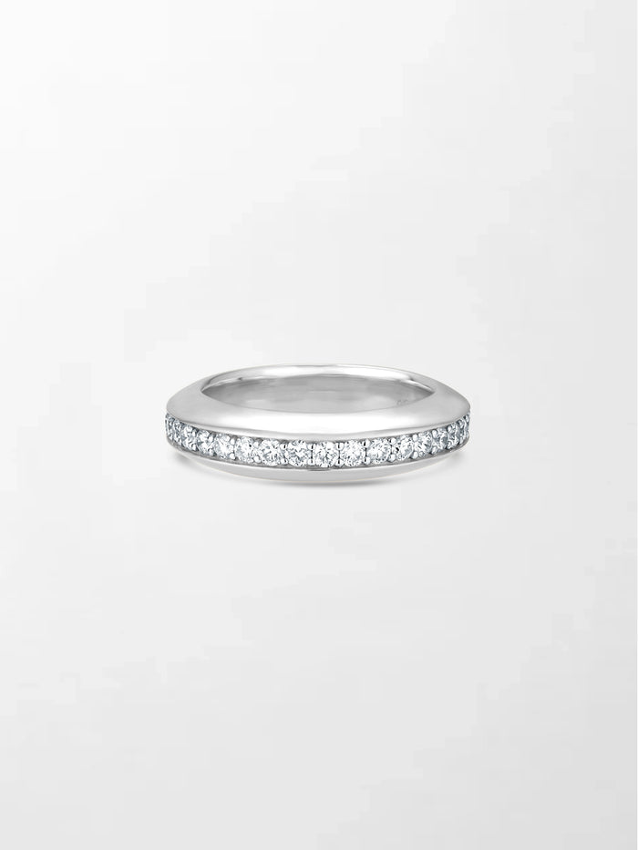 Snow Sphere Diamond Band