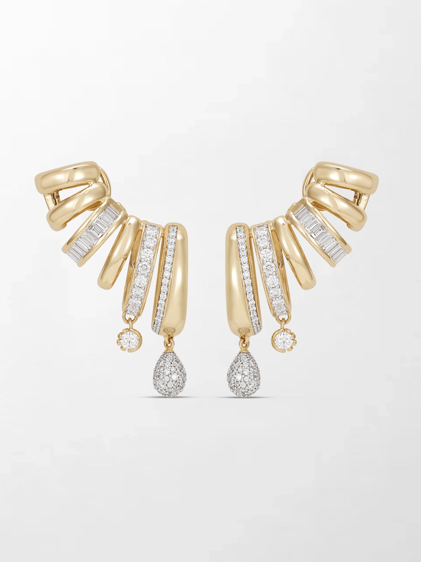 Drop Claw Climber Earring