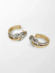 Heart Knot Hoops