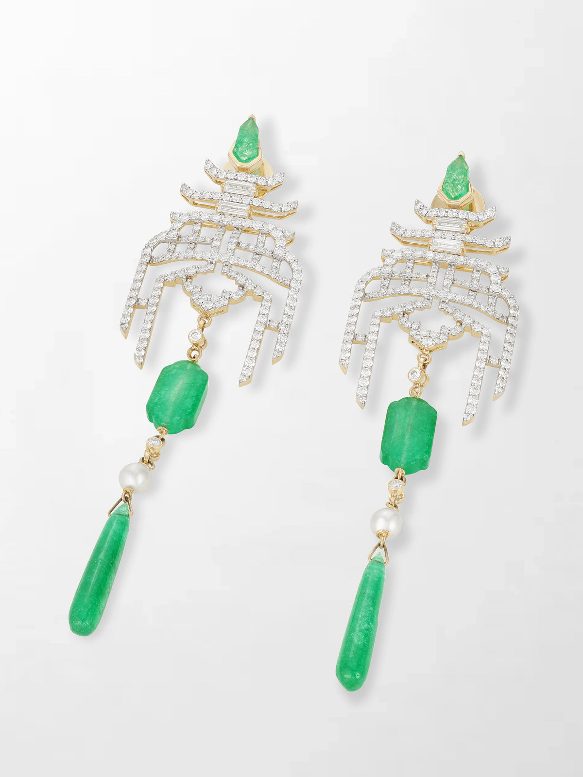 Moon Gate Chandelier Earring