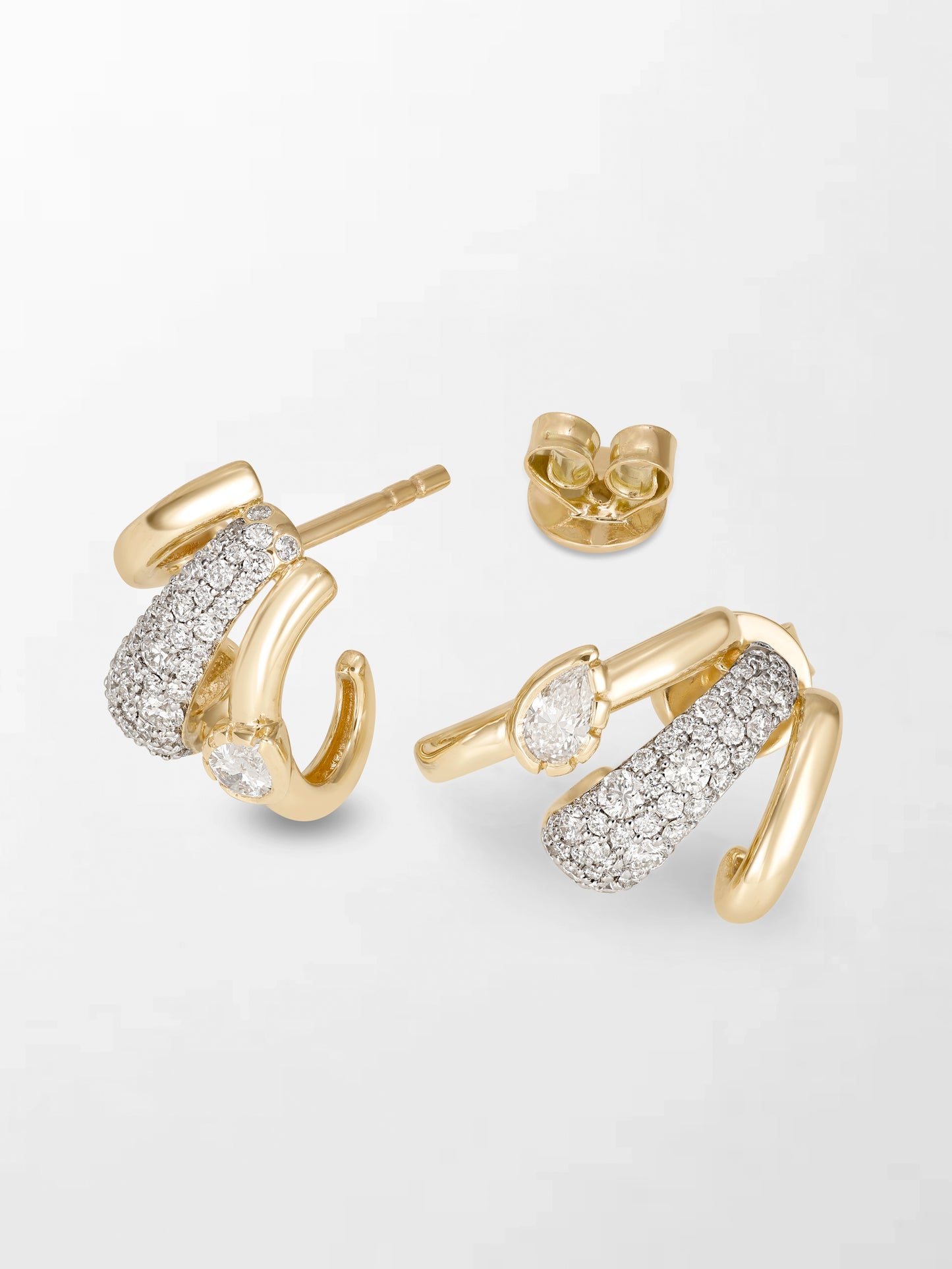 Pear Claw Earring