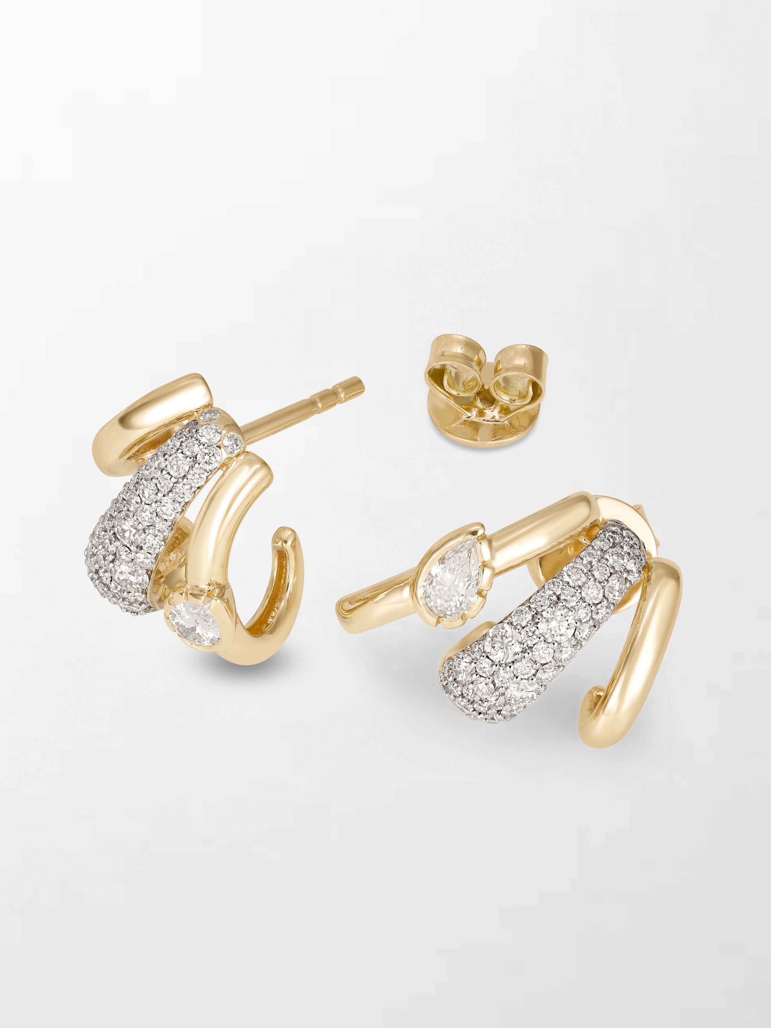 Pear Claw Earring