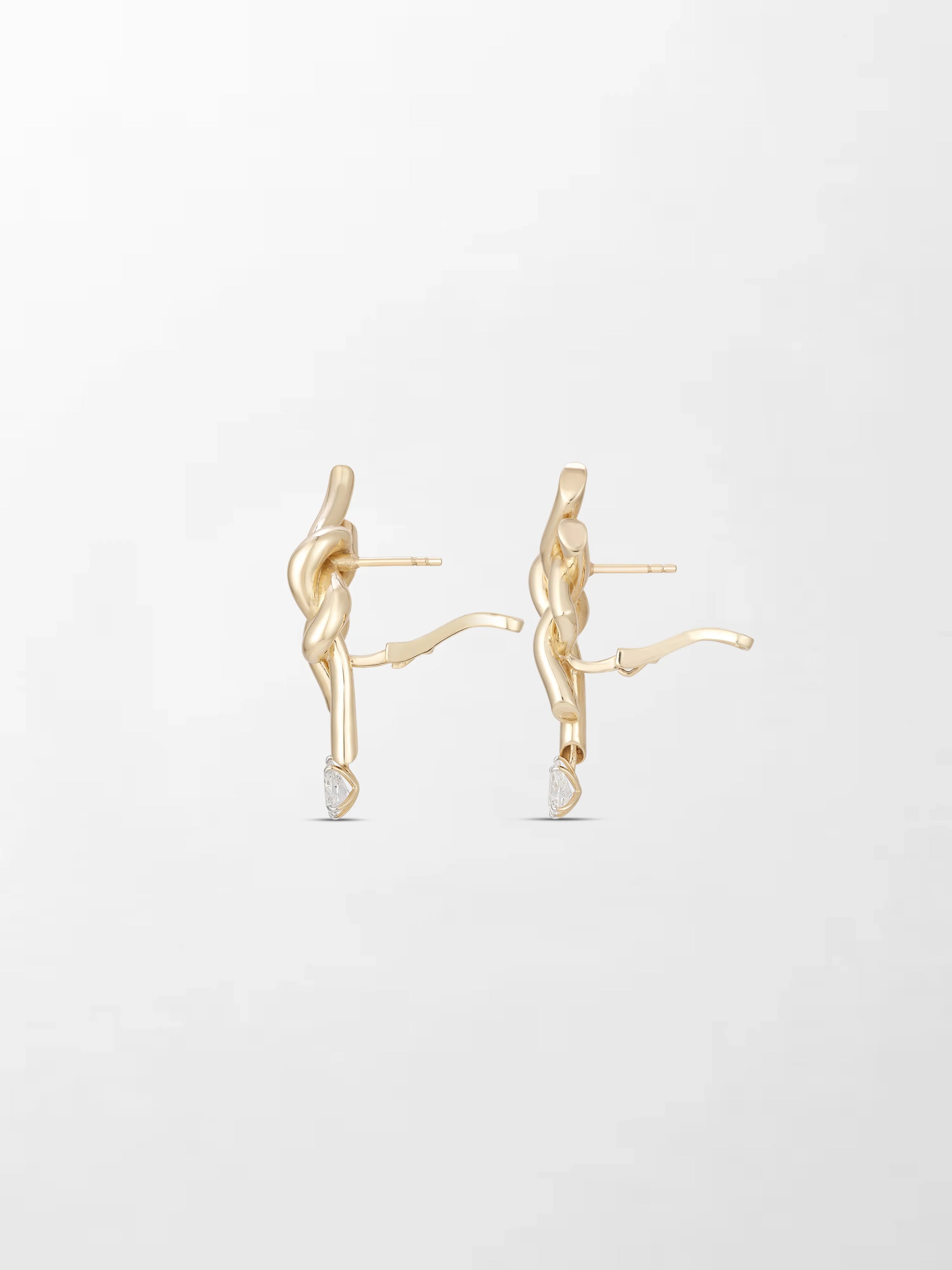 Heart Knot Earring