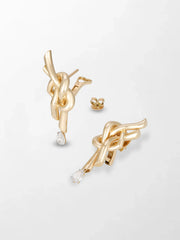 Heart Knot Earring