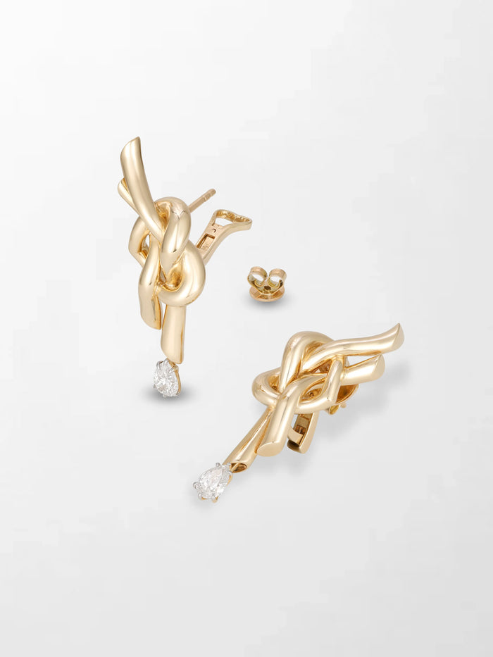 Heart Knot Earring