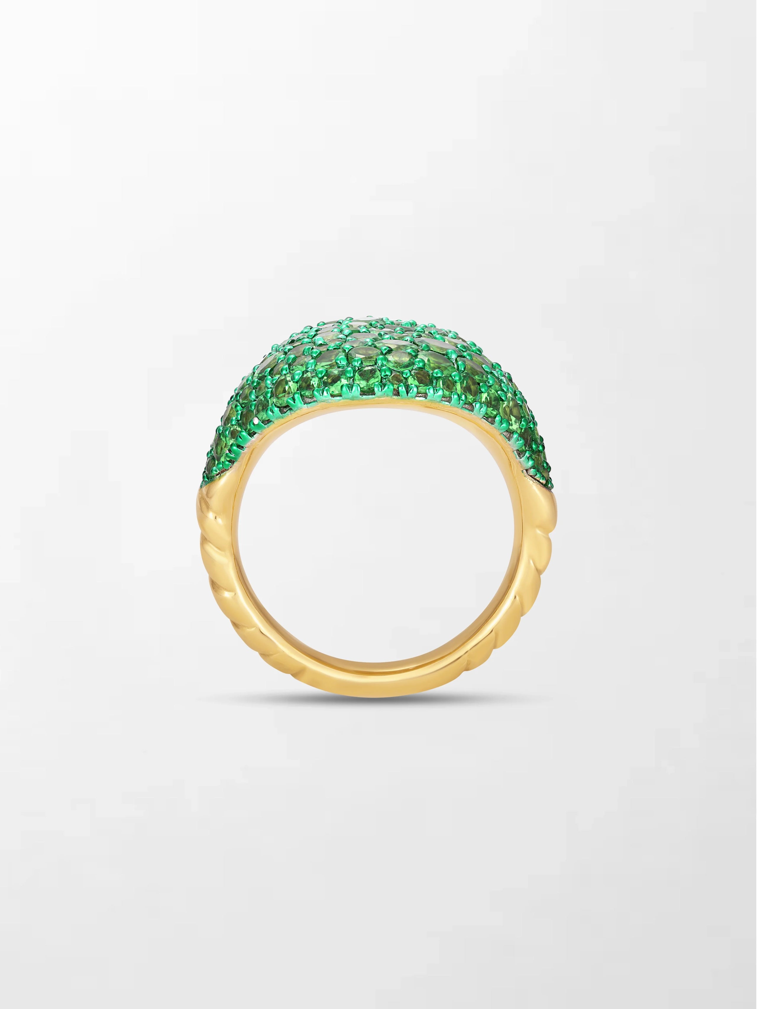 Tsavorite Plush Ring