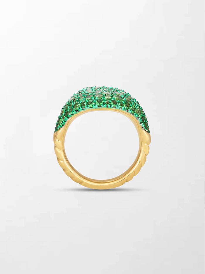 Tsavorite Plush Ring