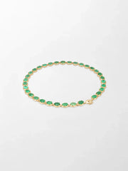 Ovel Emerald Necklace