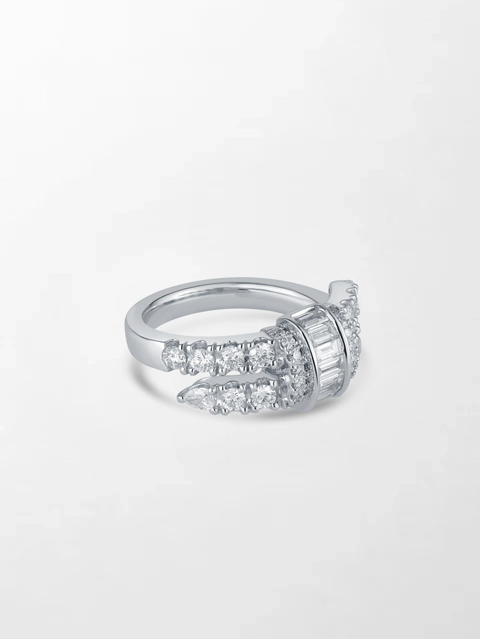 Baguette Clasp Ring