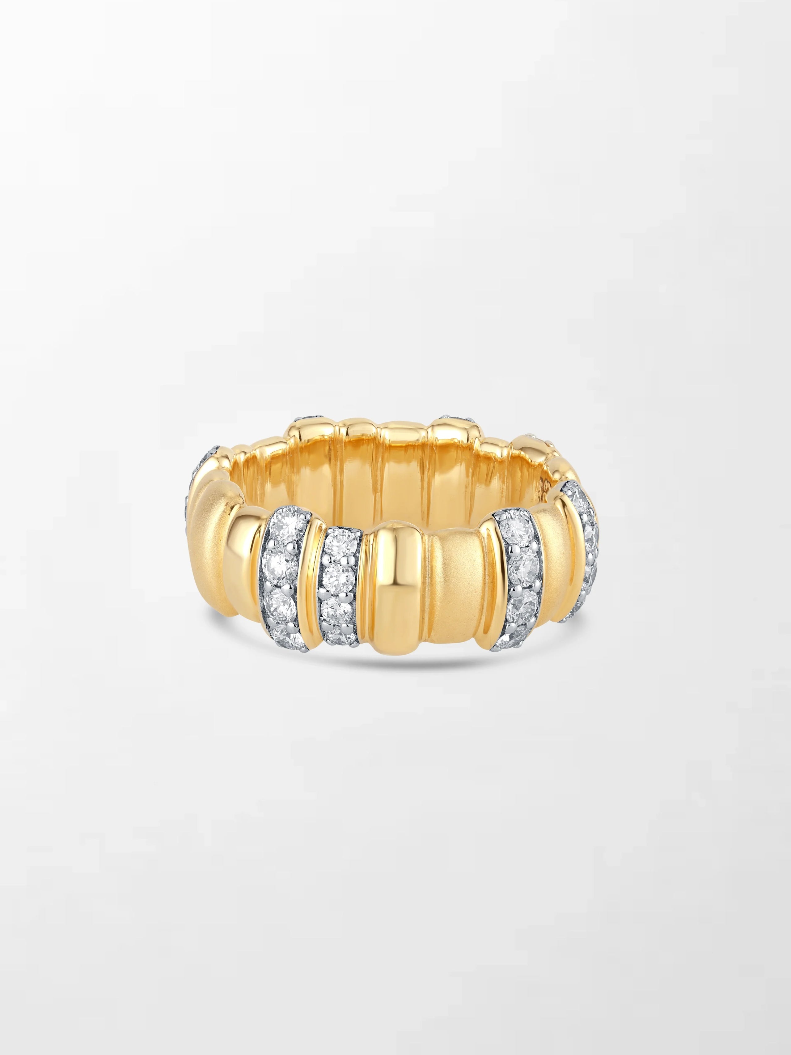 Grooved Gold Band