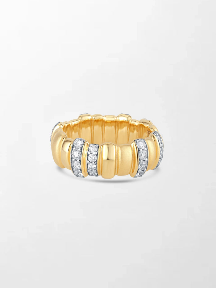 Grooved Gold Band