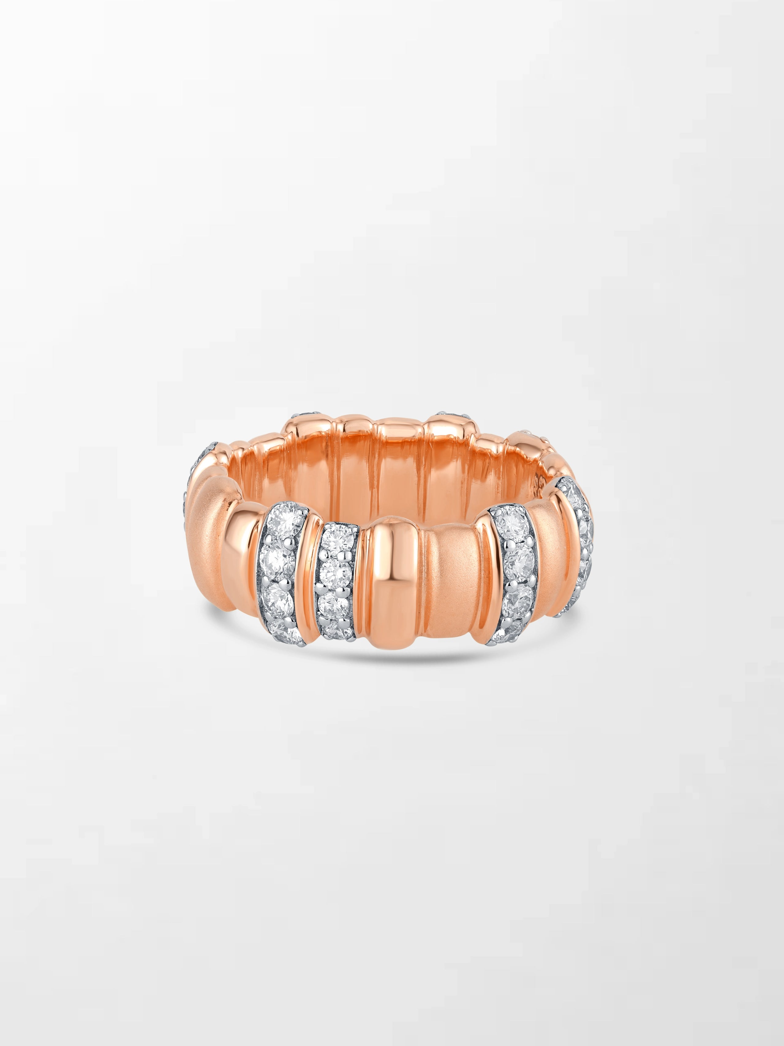 Rose Grooved Band