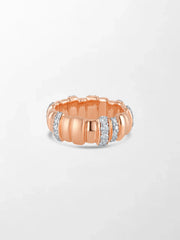 Rose Grooved Band