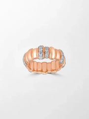 Rose Grooved Band