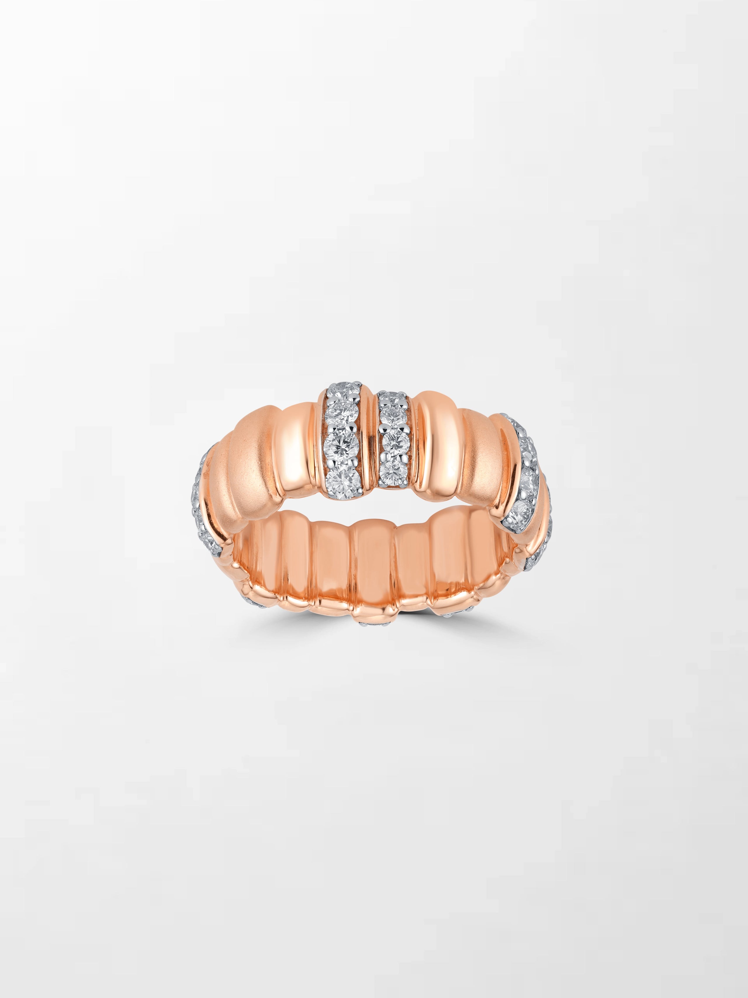 Rose Grooved Band