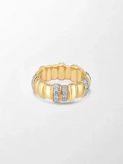Grooved Gold Band
