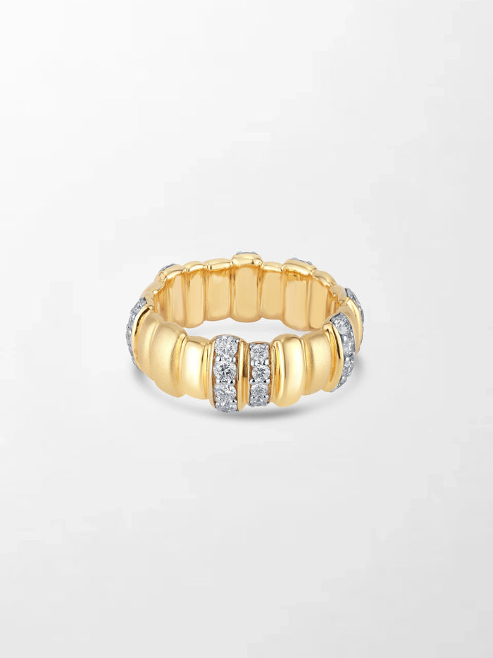 Grooved Gold Band
