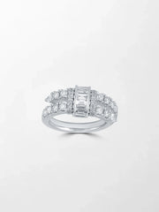 Baguette Clasp Ring