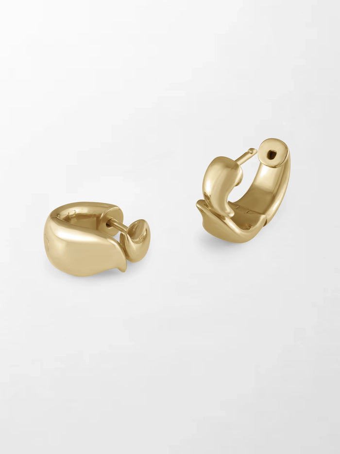 Baby Gold Flick Earrings