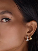 Gold Flick Earring 18K