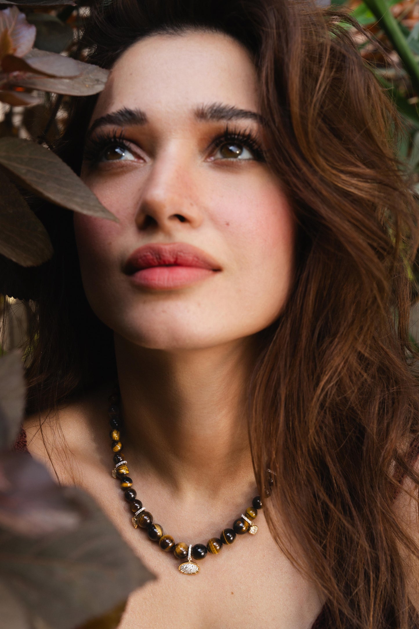 Tiger’s Eye Charm Necklace