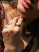 Mooncrest Diamond Ring