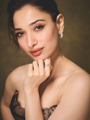 Rhodium Pavé Baguette hoops