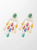 Multigem Lantern Chandelier Earrings